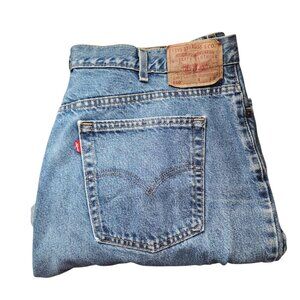 LEVIS VINTAGE 550 Relaxed Fit Tapered‎ Leg Jeans USA Made women's W22 Short